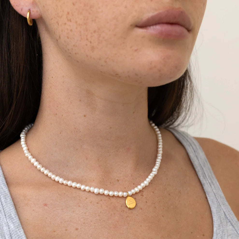 Gallivant Jewellery Freshwater Pearl Pendant Choker