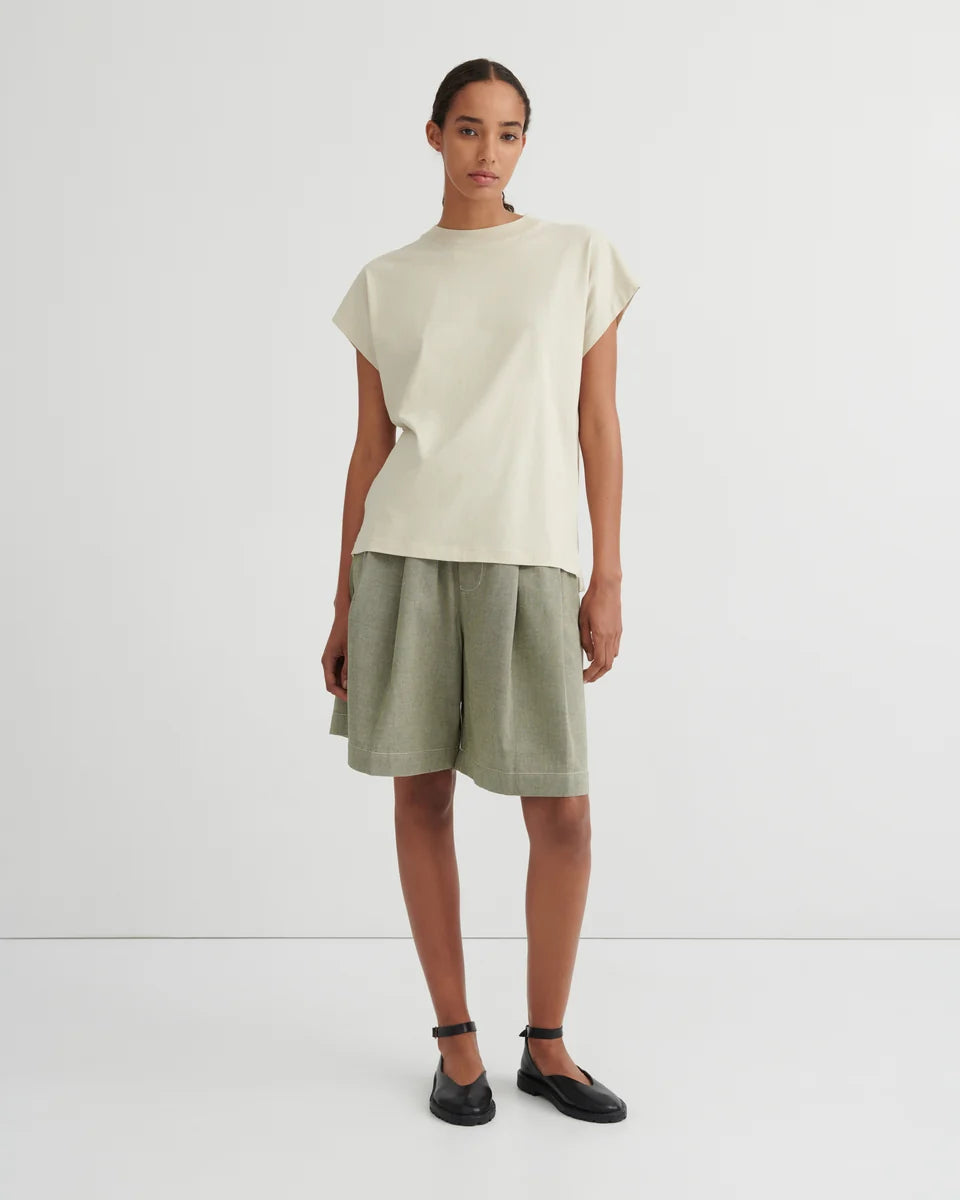 Kowtow Geometry Tee Stone