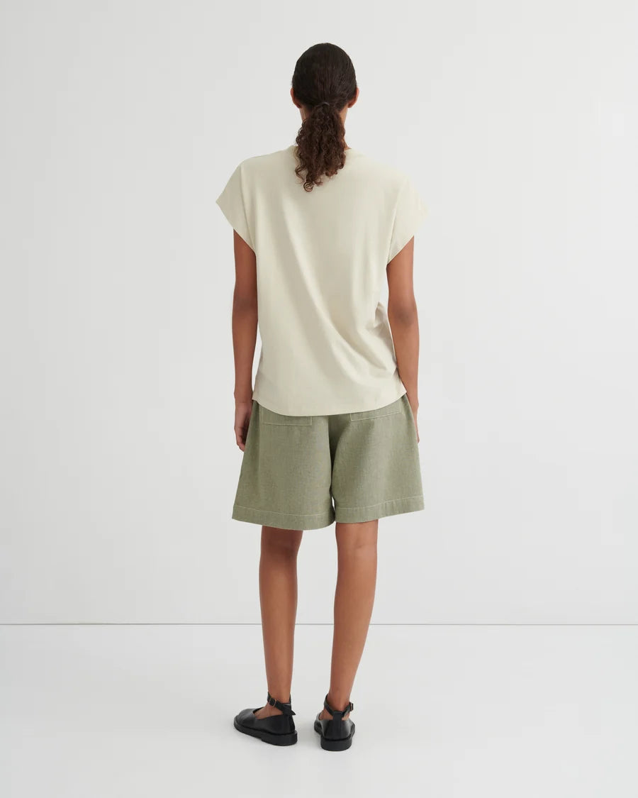 Kowtow Geometry Tee Stone