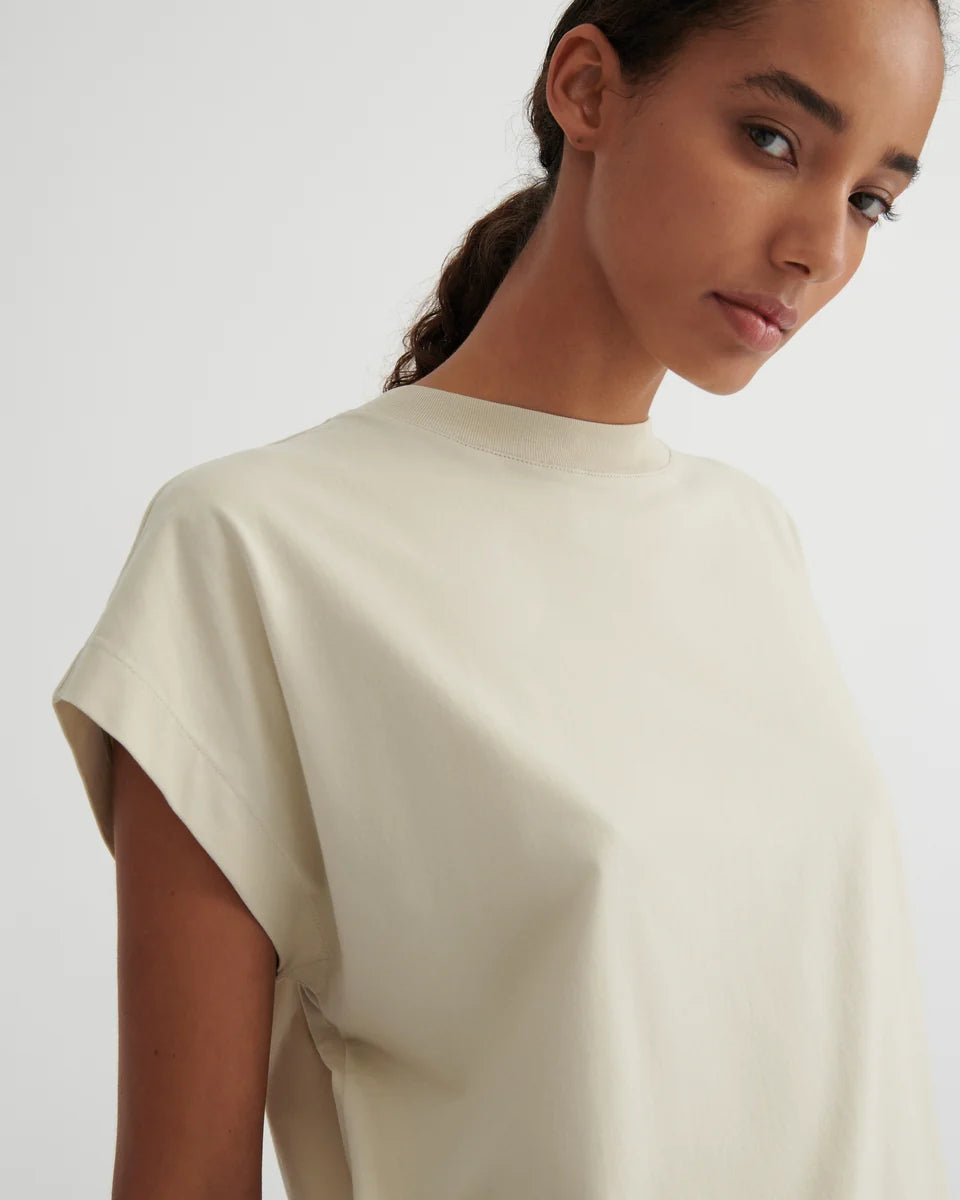 Kowtow Geometry Tee Stone