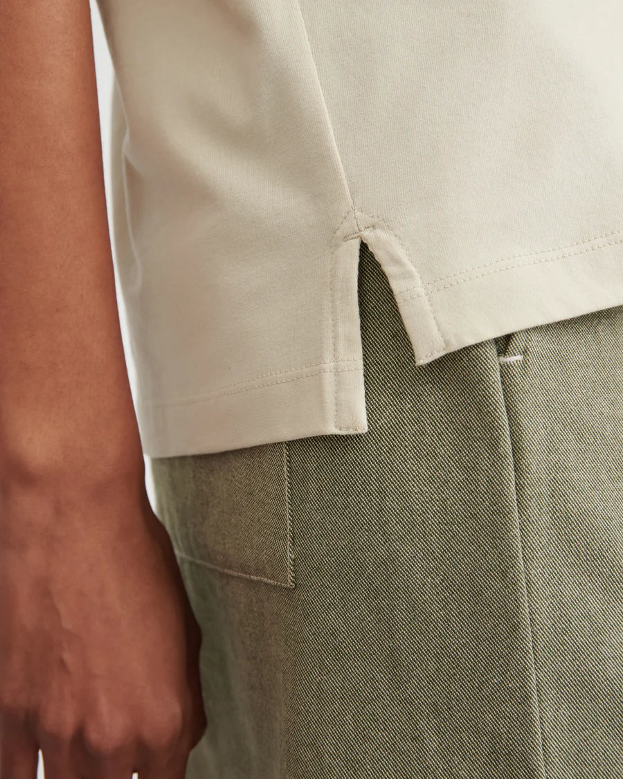 Kowtow Geometry Tee Stone