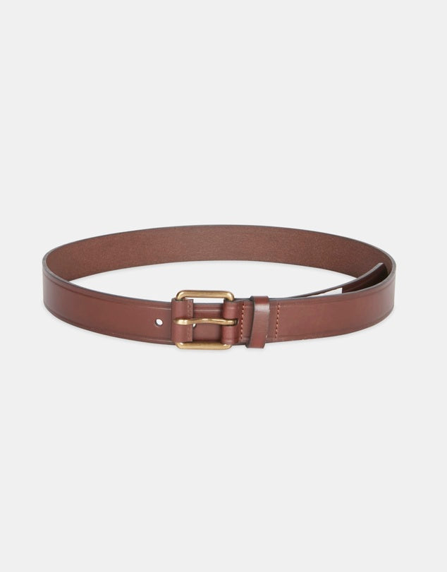 Ben Sherman Casual Leather Belt Brown