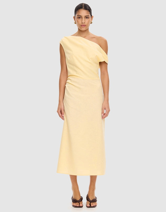 Kivari Karina Midi Dress Butter