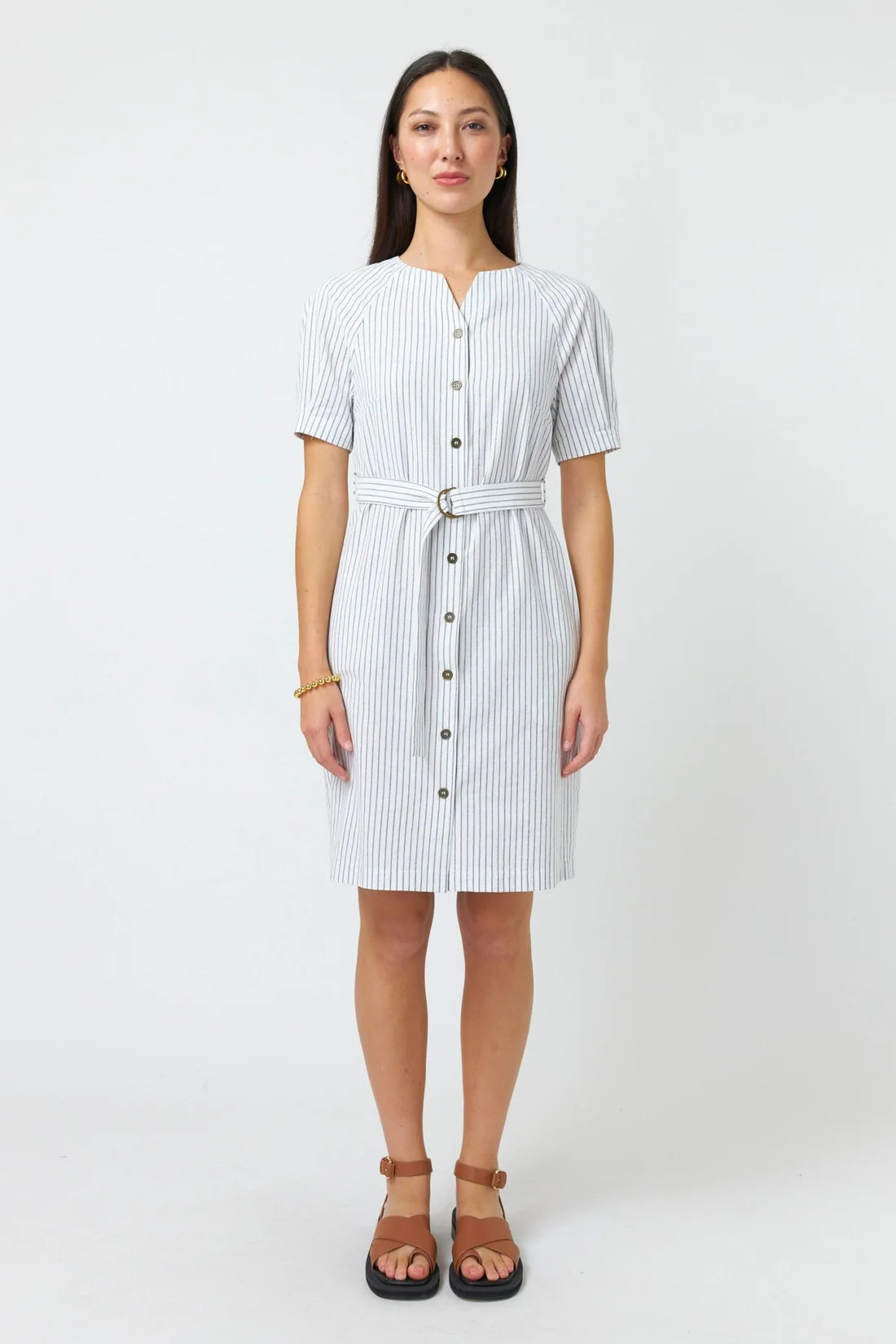 Sylvester Summer Stripe Dress White