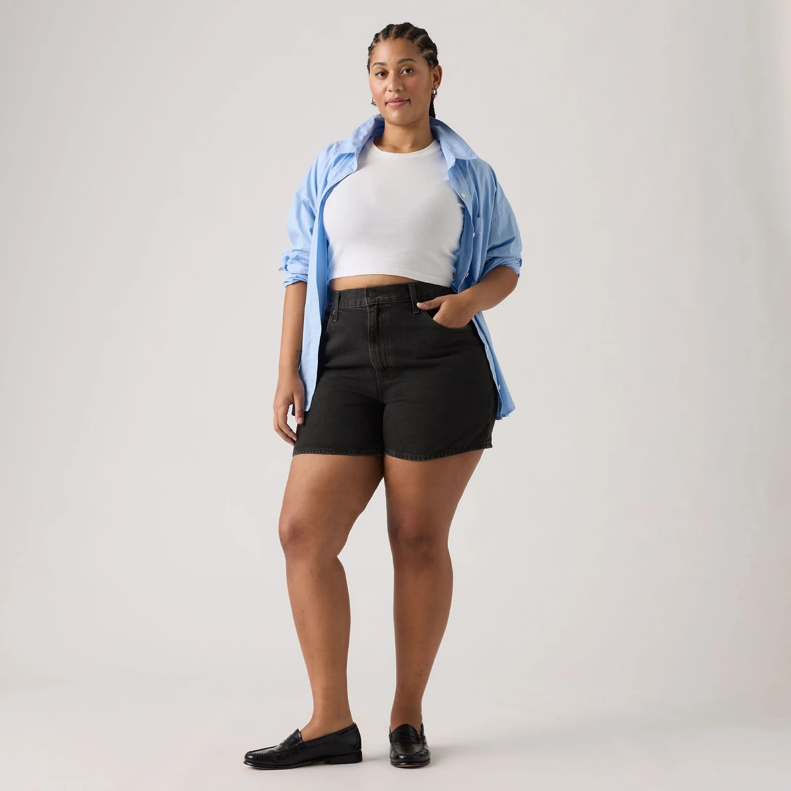 Levi's Cinch Mid-Thigh Short Open Mind
