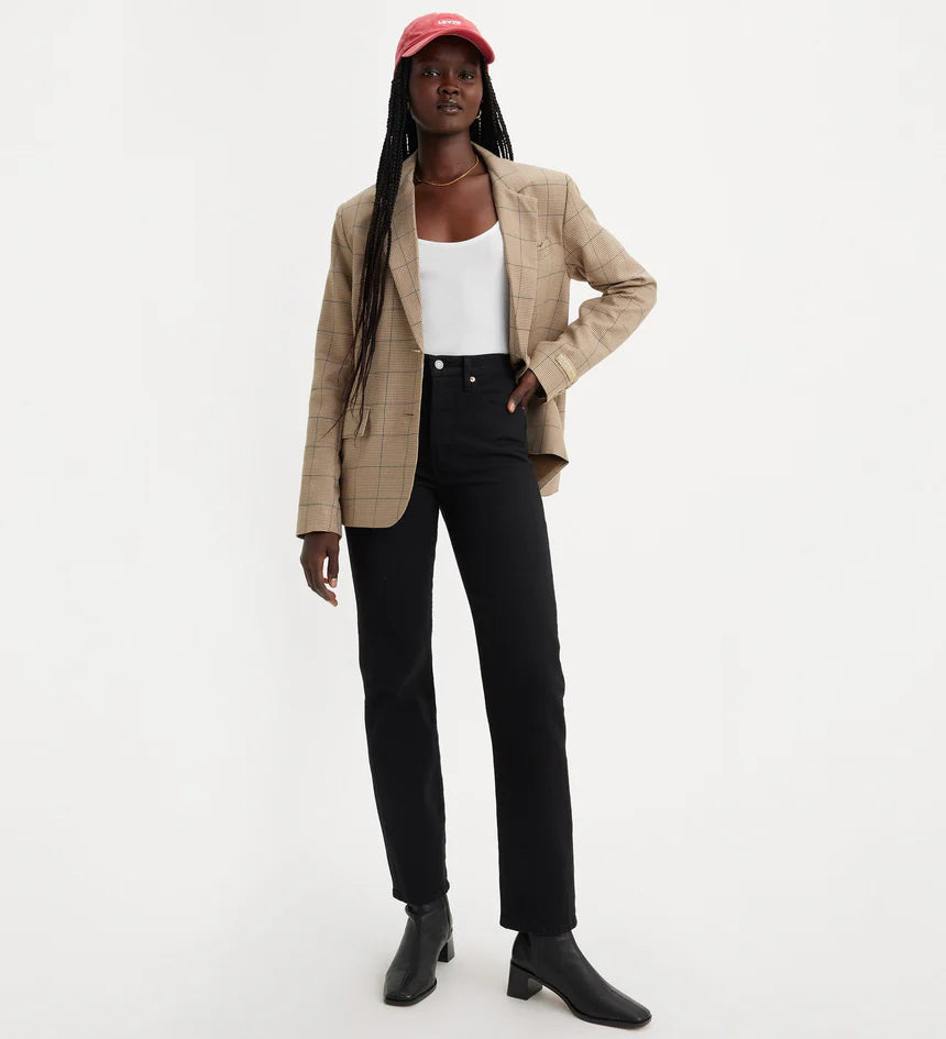 Levi's Wedgie Straight Black Sprout