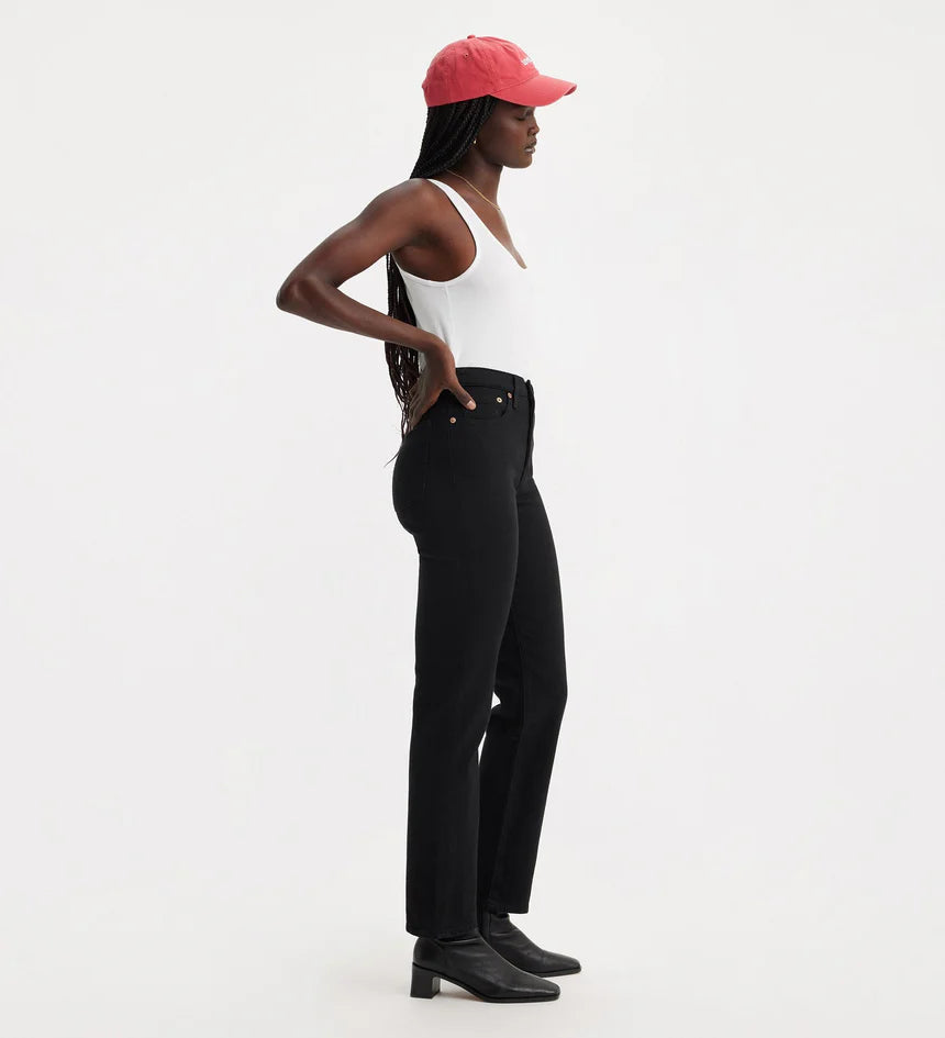 Levi's Wedgie Straight Black Sprout