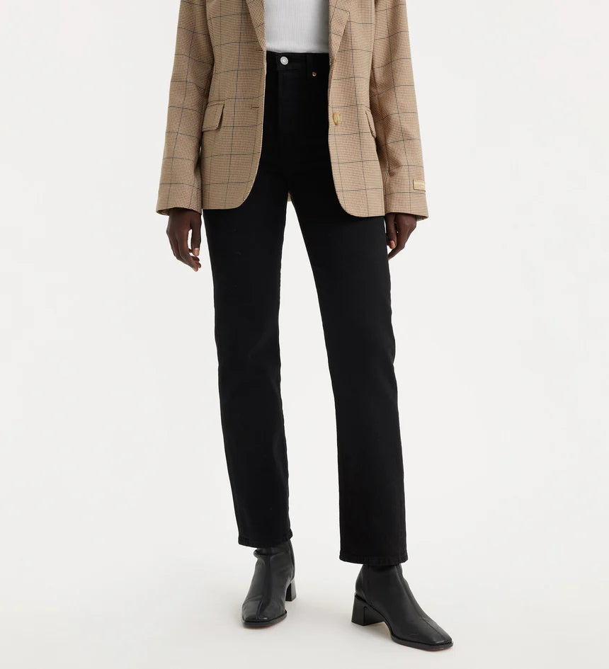 Levi's Wedgie Straight Black Sprout