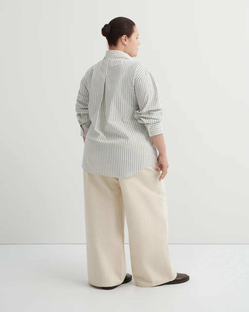 Kowtow Maker Shirt Ticking Stripe