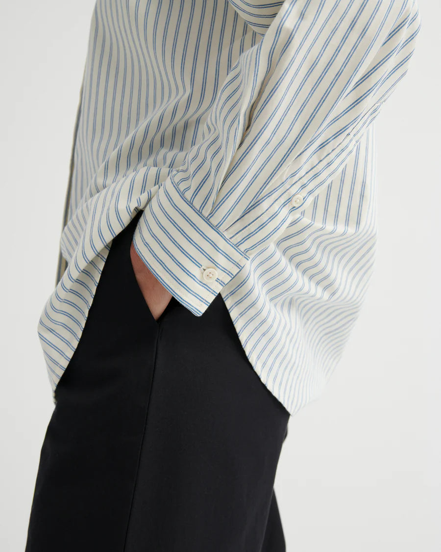 Kowtow Maker Shirt Ticking Stripe
