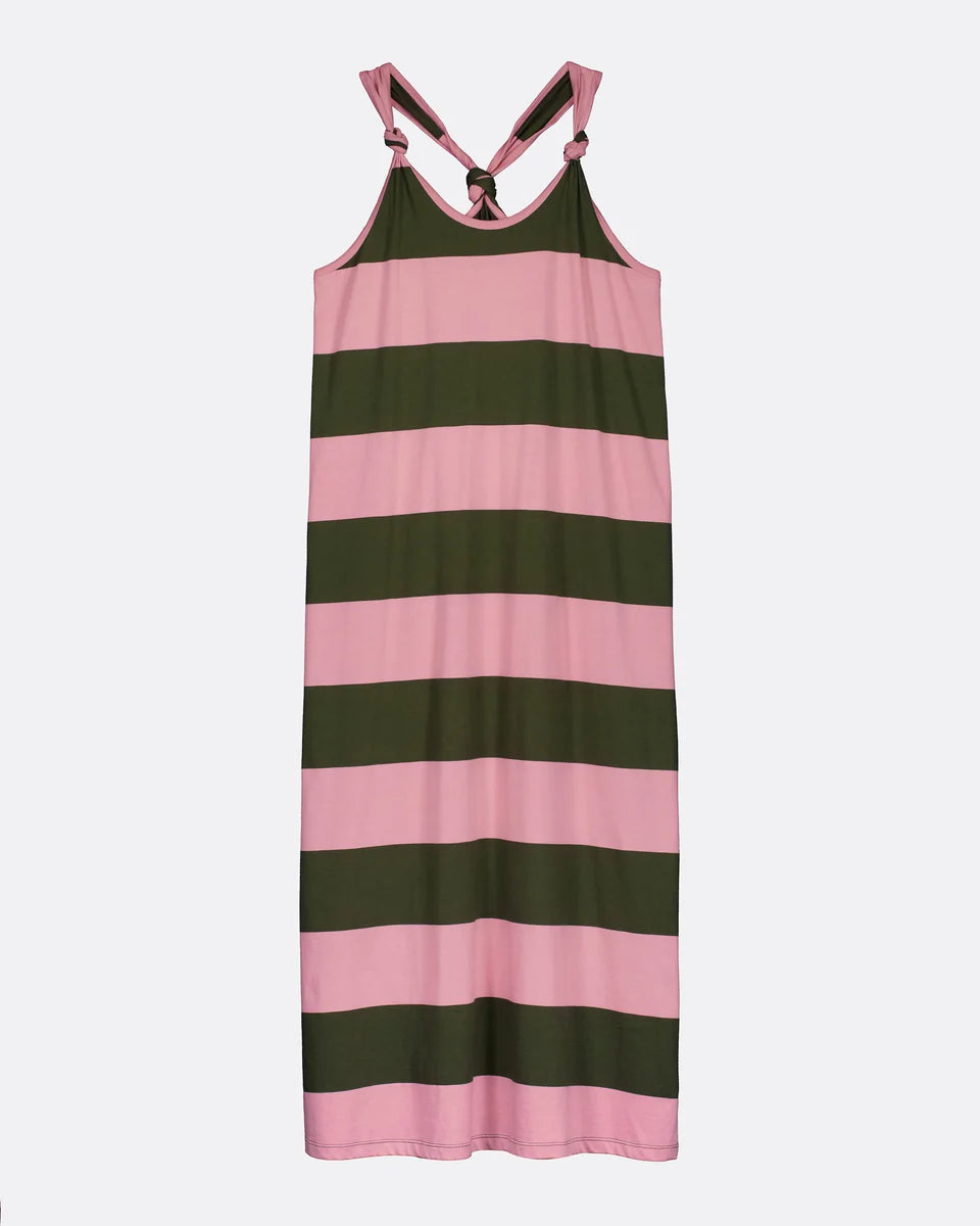 Kowtow  Motto Dress Begonia Stripe