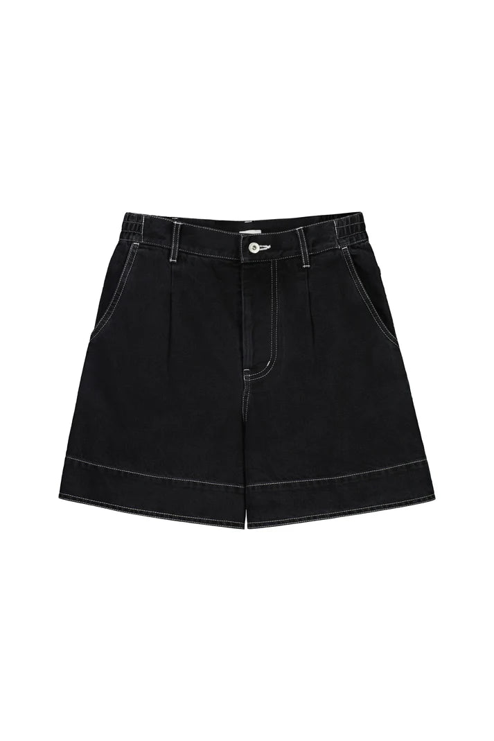 Kowtow Outline Shorts Black Denim