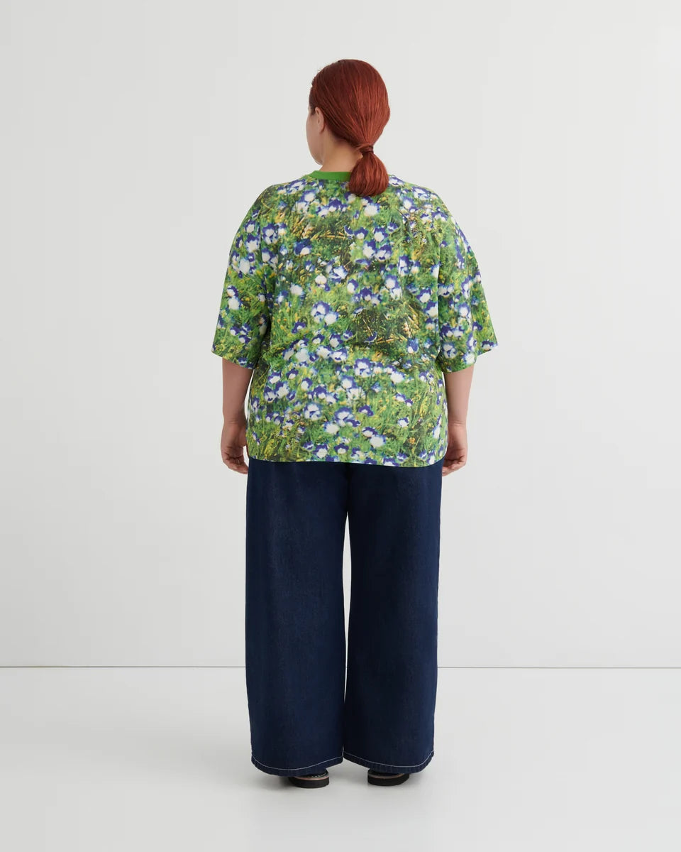 Kowtow Oversized Boxy Tee Bluebell