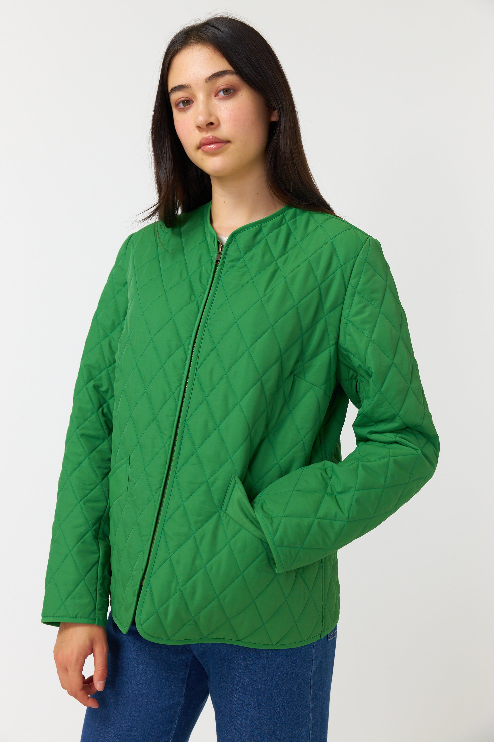 Sylvester Quilted Jacket Green