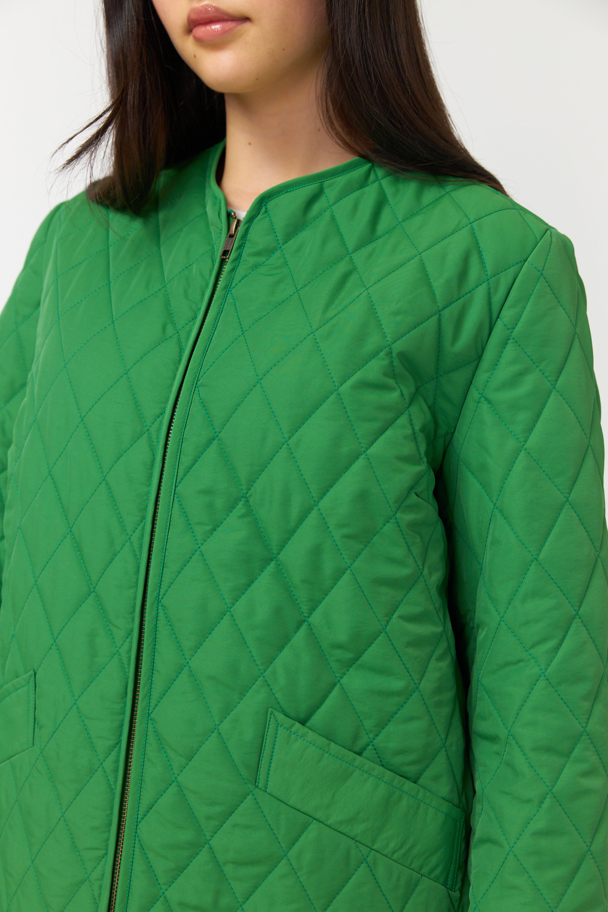 Sylvester Quilted Jacket Green