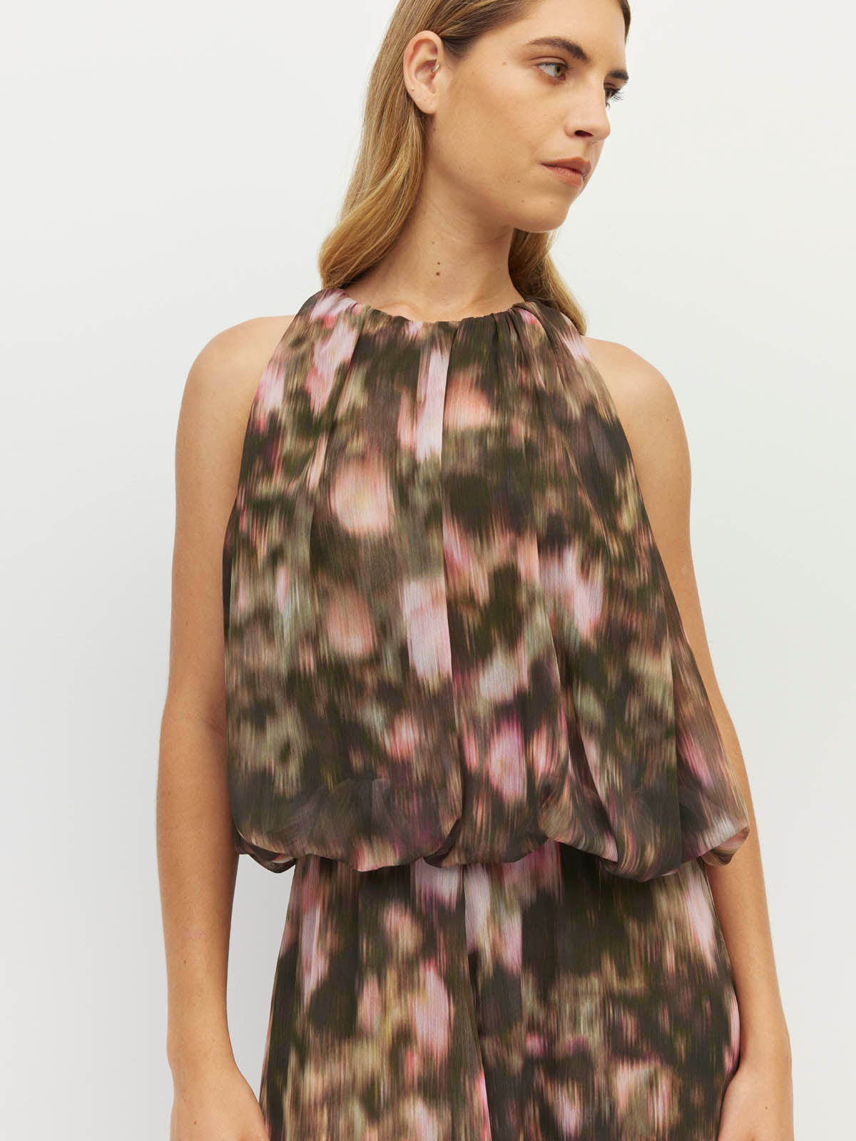 Juliette Hogan  Aria Dress Soft Camelia