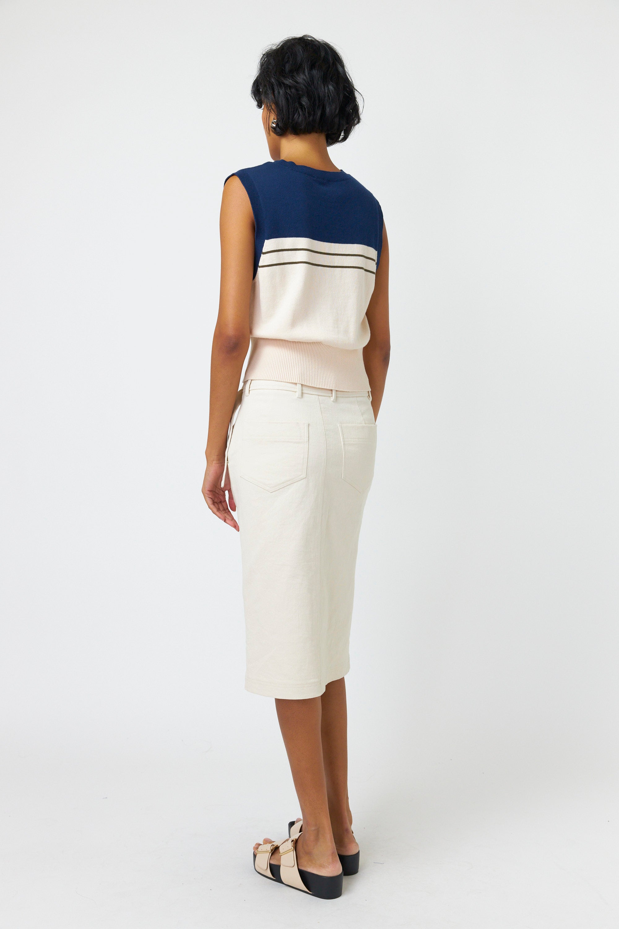 Sylvester Utility Skirt Chalk