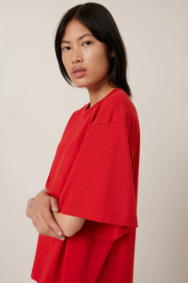 Kowtow Shadow Tee Red