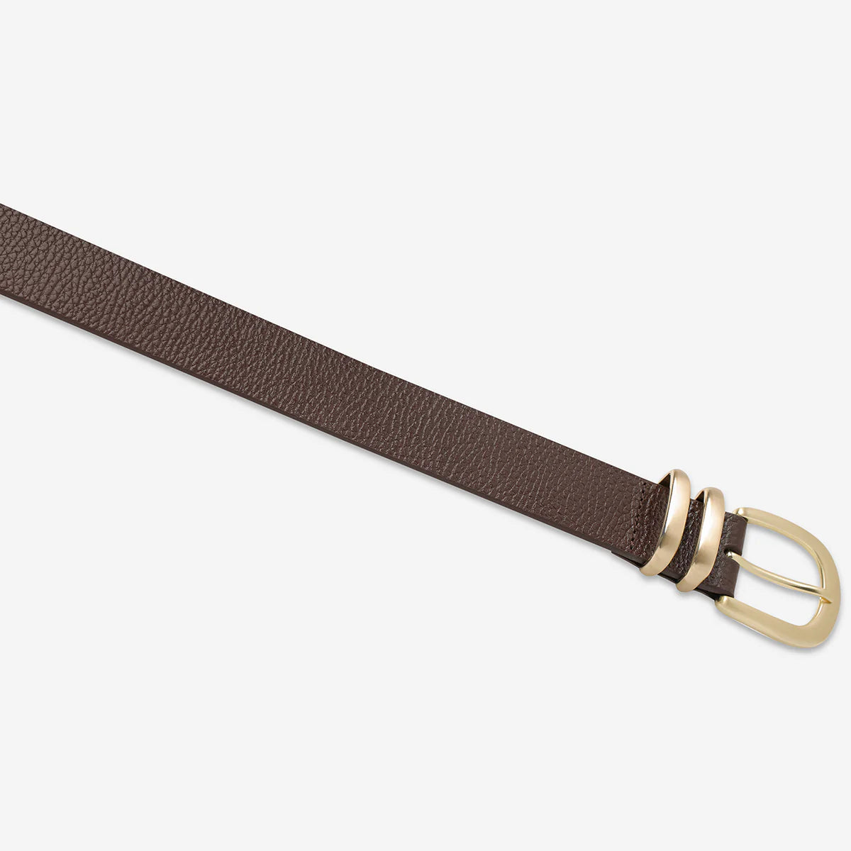 Status Anxiety Let it Be Belt Choc/ Gold