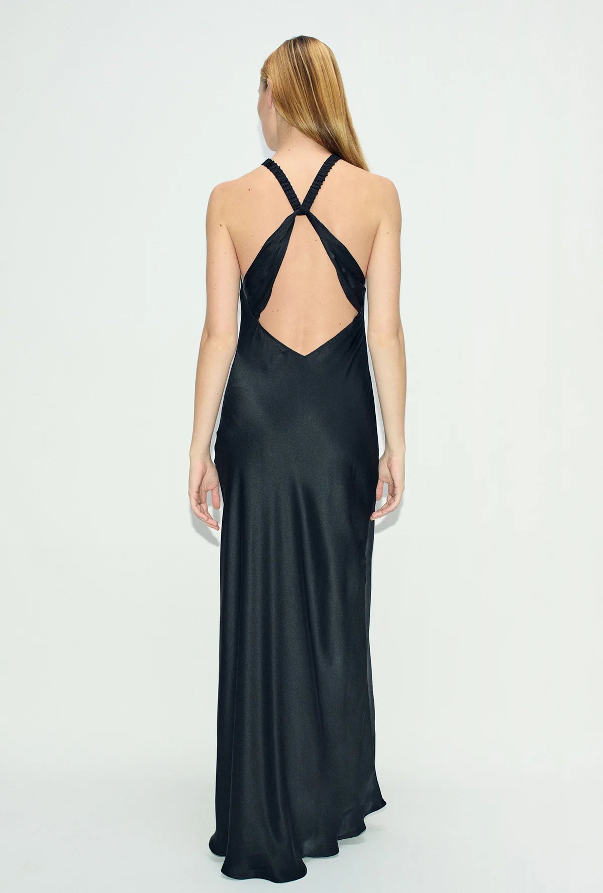 Silk Laundry High Lo Dress Iris