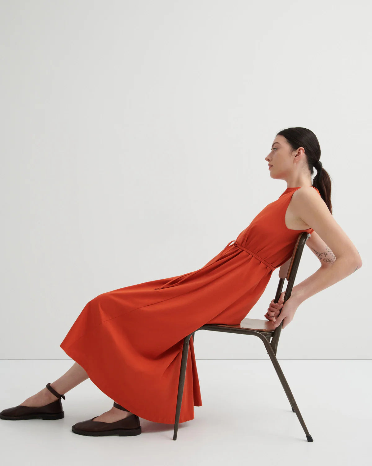 Kowtow Tank Swing Dress Nasturtium