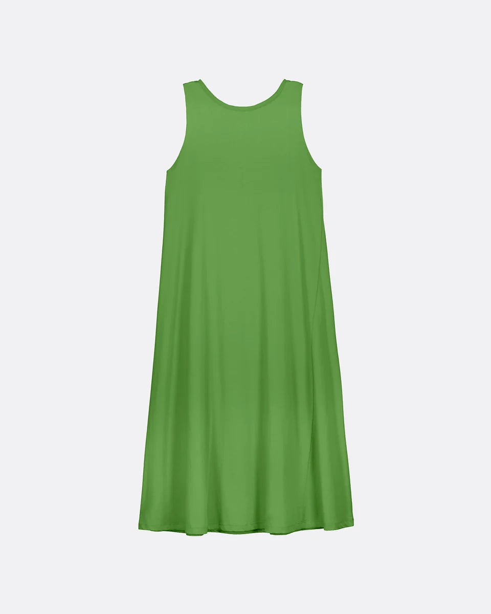 Kowtow Tank Swing Dress Spring Green