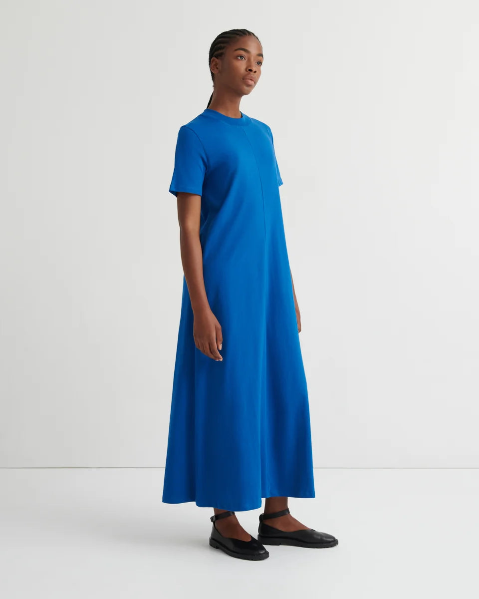 Kowtow Topic Dress Blue Orchid