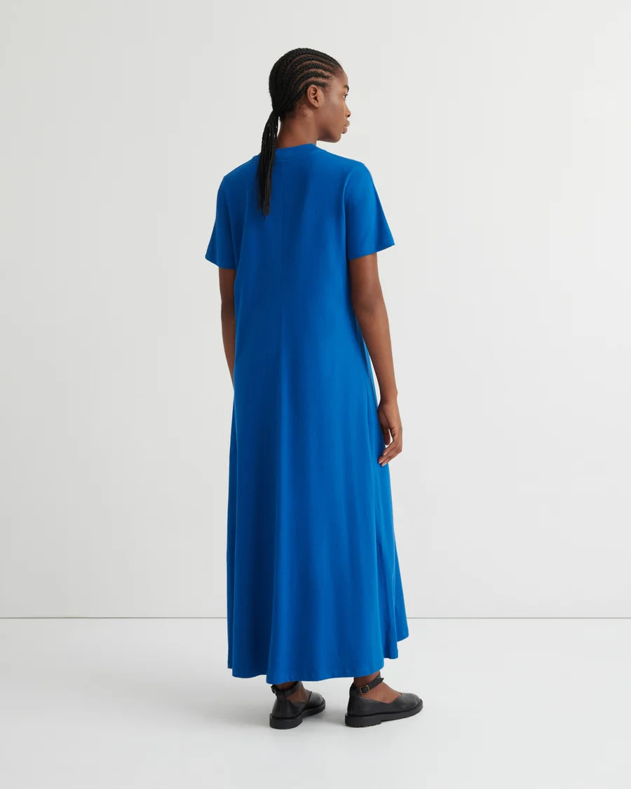 Kowtow Topic Dress Blue Orchid