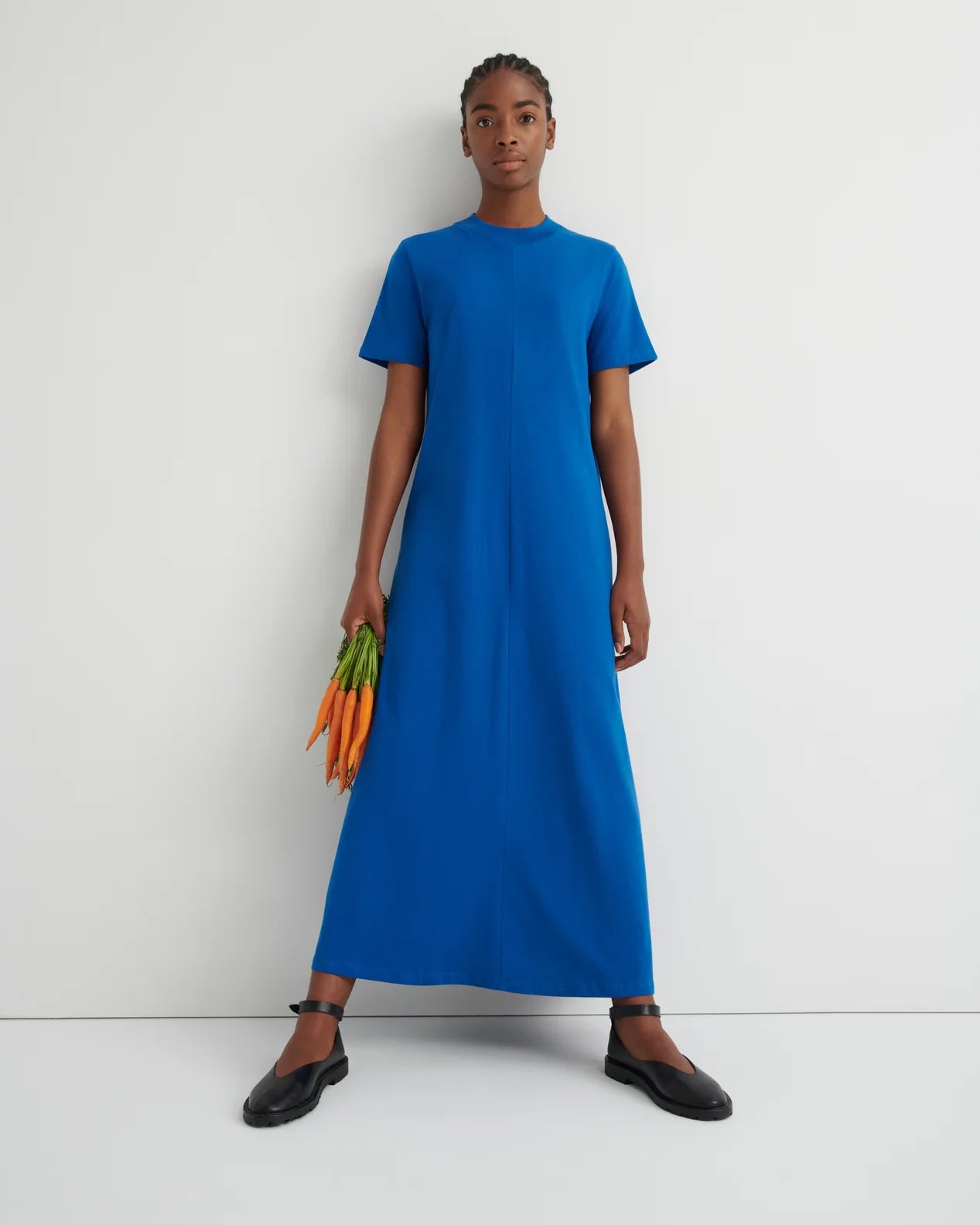 Kowtow Topic Dress Blue Orchid