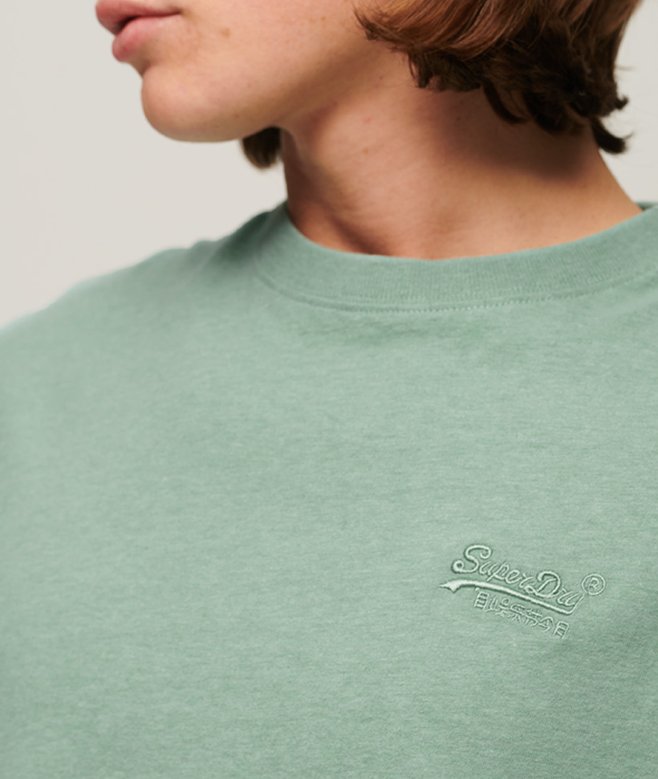 Superdry Essential Logo Tshirt Vintage Sage Green Marle