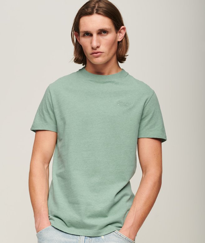 Superdry Essential Logo Tshirt Vintage Sage Green Marle