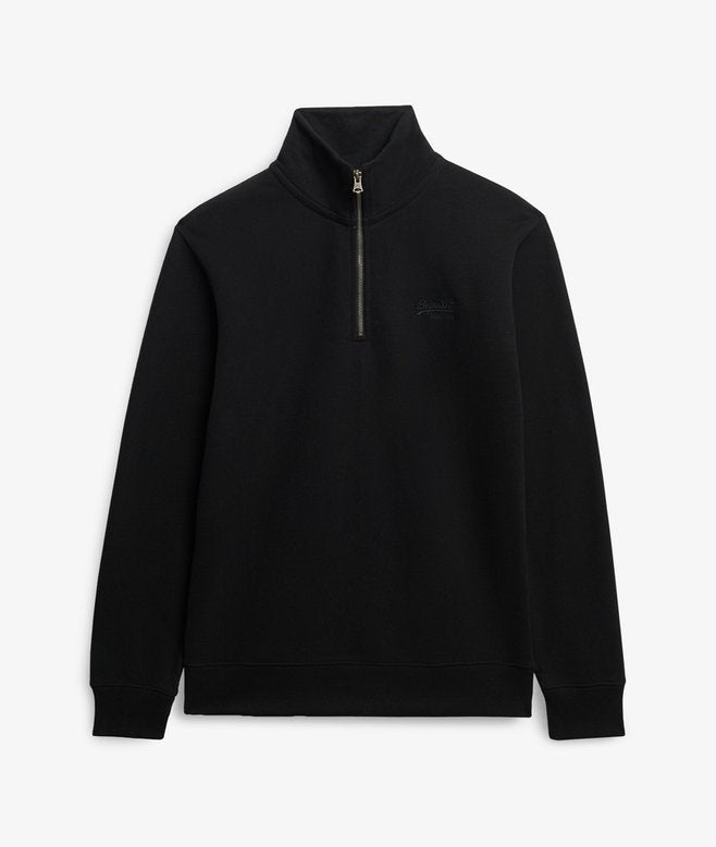 Superdry Essential Logo Half Zip Black