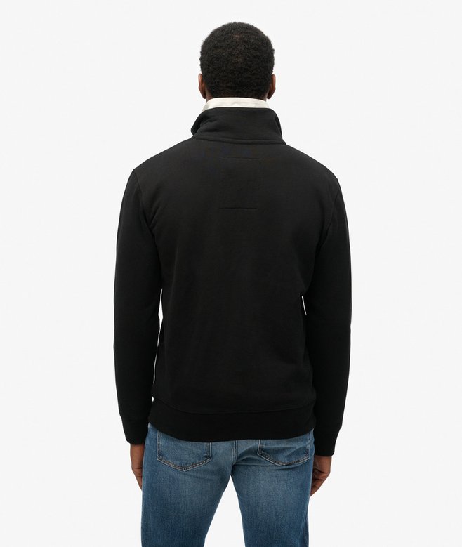 Superdry Essential Logo Half Zip Black