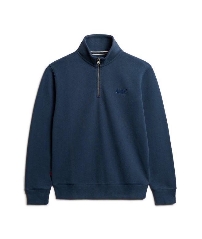Superdry Essential Logo Half Zip Lauren Navy