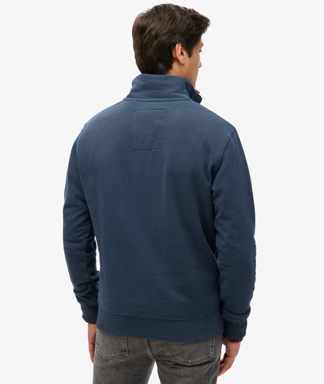 Superdry Essential Logo Half Zip Lauren Navy