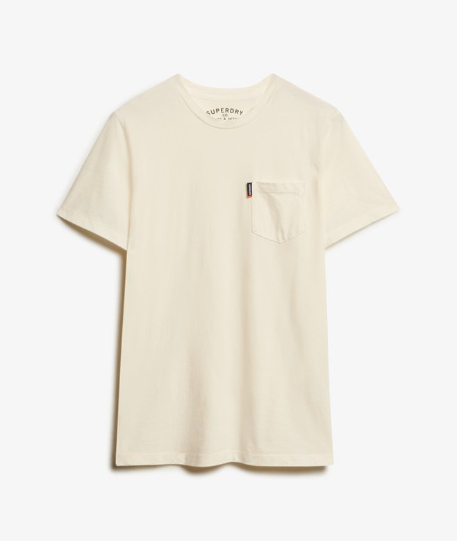 Superdry Classic Essential Logo Tee Bone White