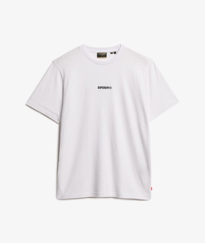 Superdry Micro Logo Tshirt Bone White