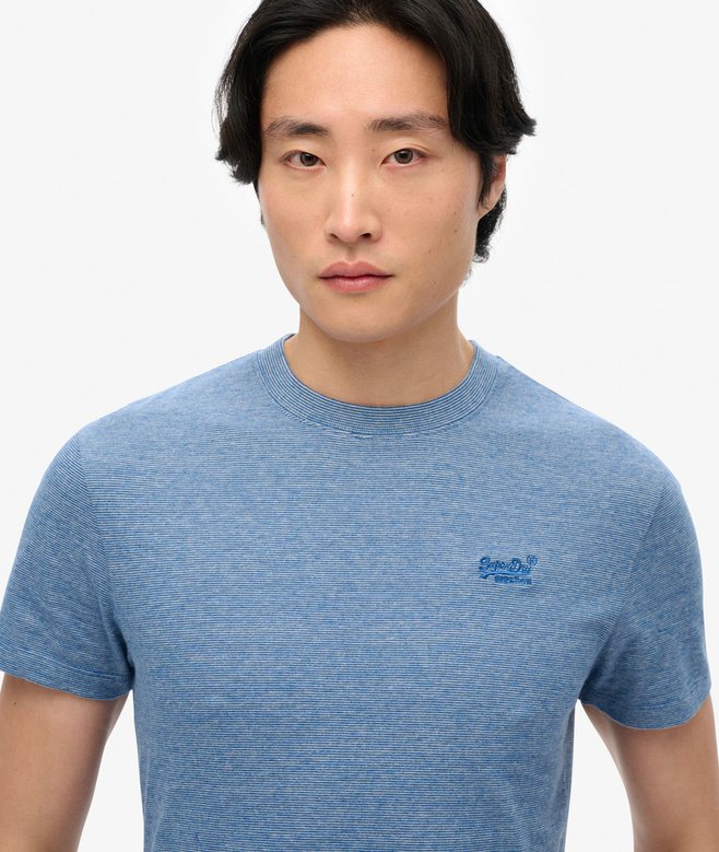 Superdry Essential Logo Tee Ocean Blue Feeder