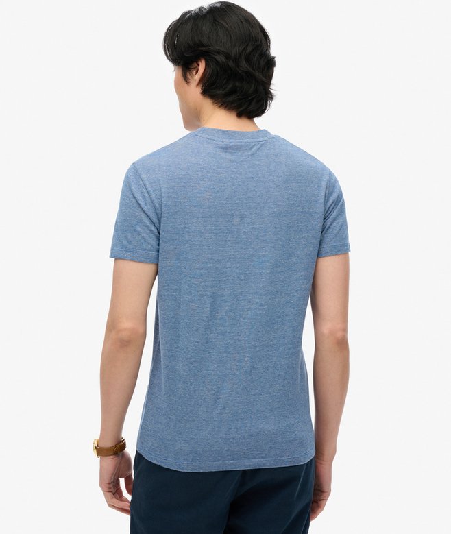 Superdry Essential Logo Tee Ocean Blue Feeder