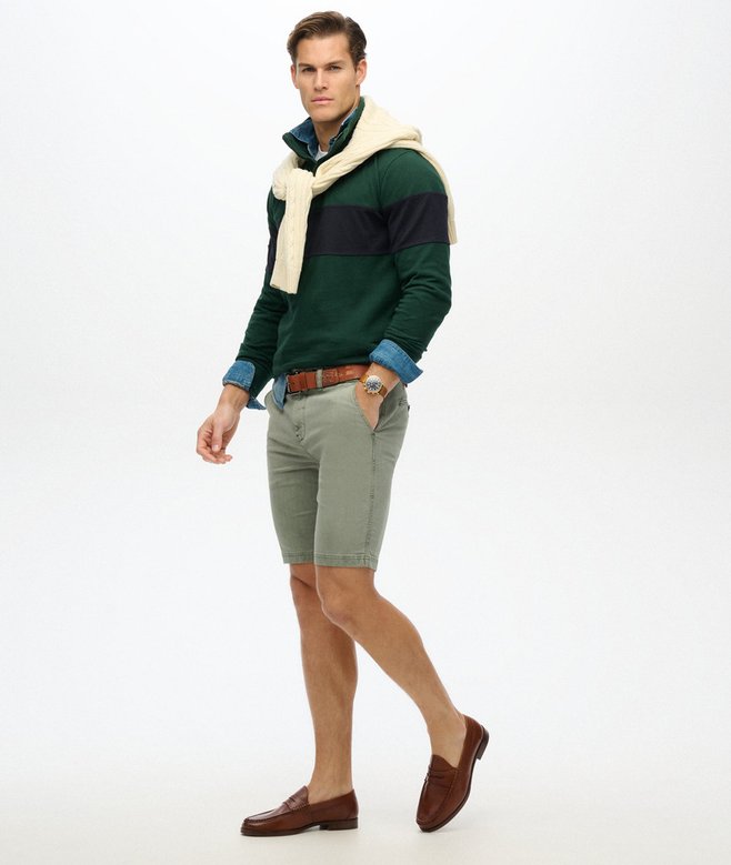 Superdry Vintage International Short Washed Sage