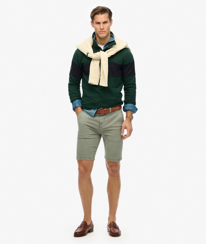 Superdry Vintage International Short Washed Sage