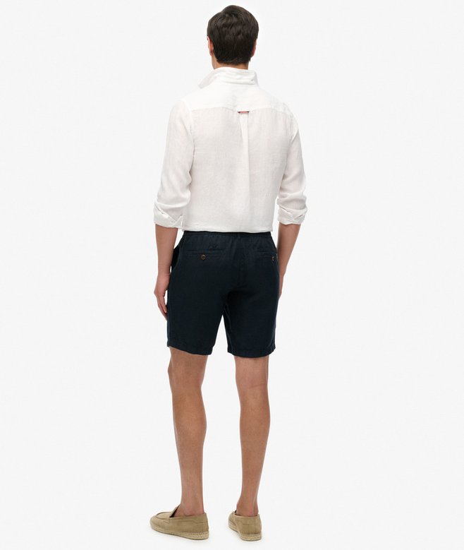 Superdry Merchant Linen Short Eclipse Navy