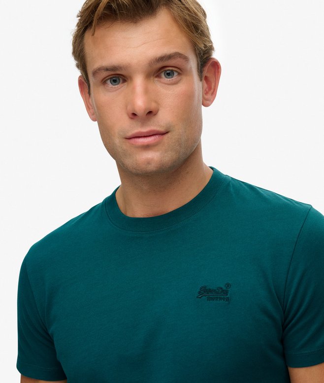 Superdry Essential Logo Emb Tee Storm Green