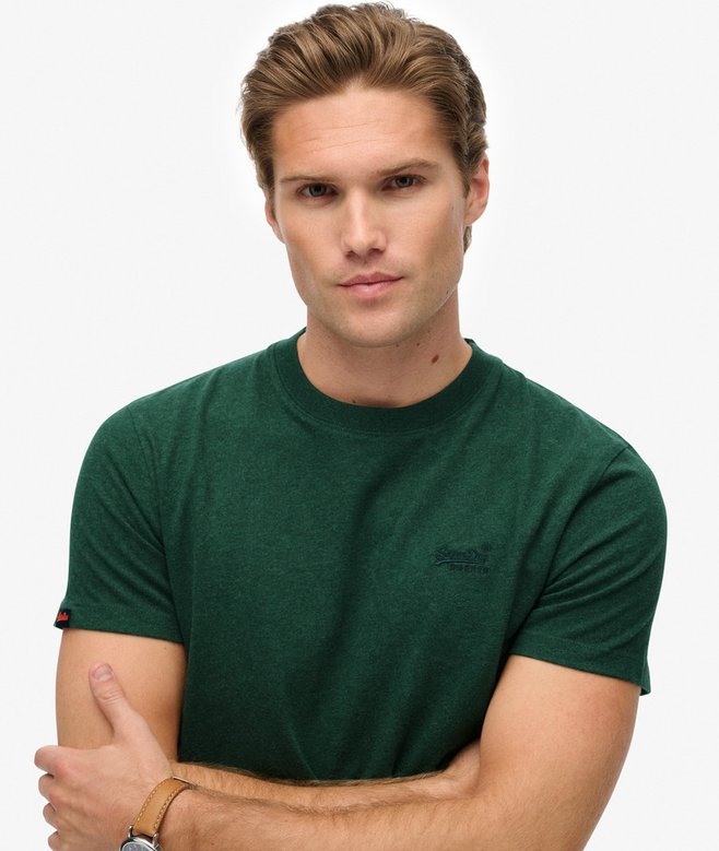 Superdry Essential Logo Tee Pitch Green Marle
