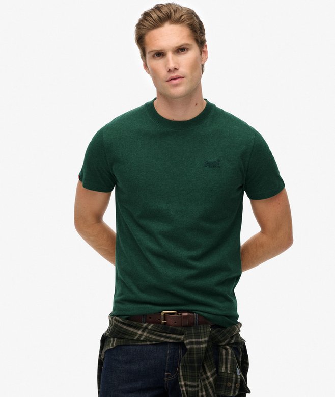 Superdry Essential Logo Tee Pitch Green Marle