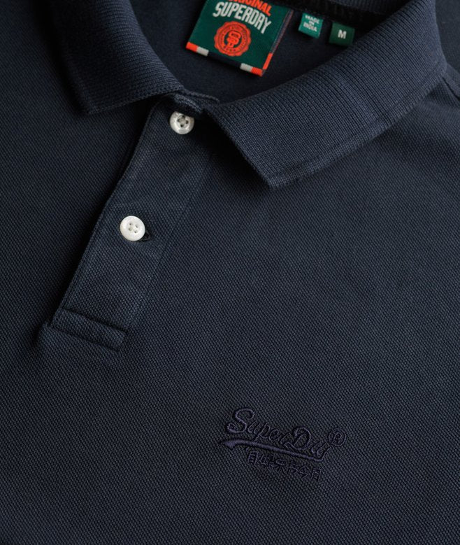 Superdry Vintage Destroy Polo Eclipse Navy
