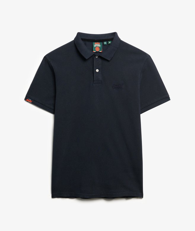 Superdry Vintage Destroy Polo Eclipse Navy