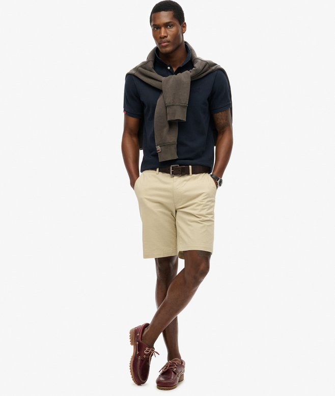 Superdry Vintage Destroy Polo Eclipse Navy