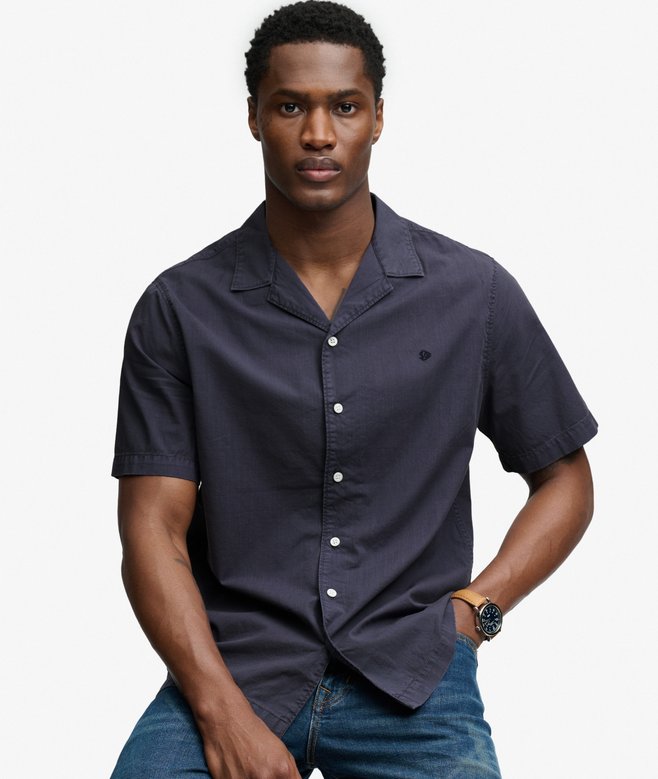 Superdry Cabana SS Shirt Soft Navy