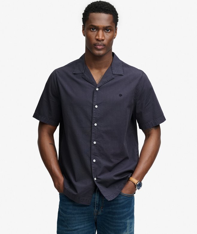 Superdry Cabana SS Shirt Soft Navy